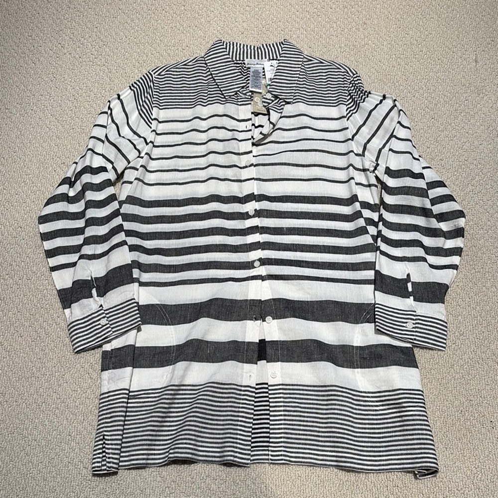 Tommy bahama striped cover up